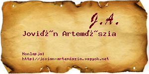 Jovián Artemíszia névjegykártya